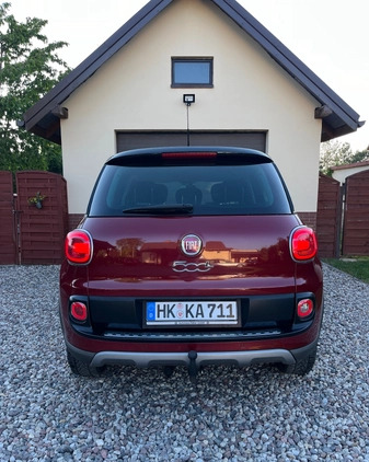 Fiat 500L cena 38900 przebieg: 203000, rok produkcji 2014 z Pisz małe 191